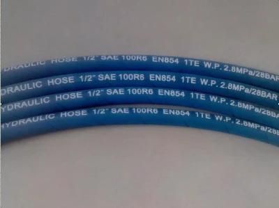 SAE J517 Standard Rubber Hose of R6 Hydraulic Hose and Fittings