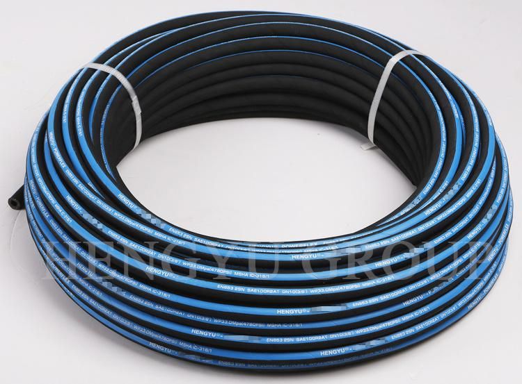 Msha Hydra Hose DIN En853 2sn 2 Inch Flexible 5000 Psi Hydraulic Hose