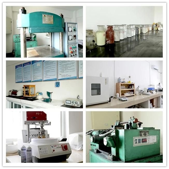 Chute Ceramic Liner Tile in Vulcanized Rubber Compound