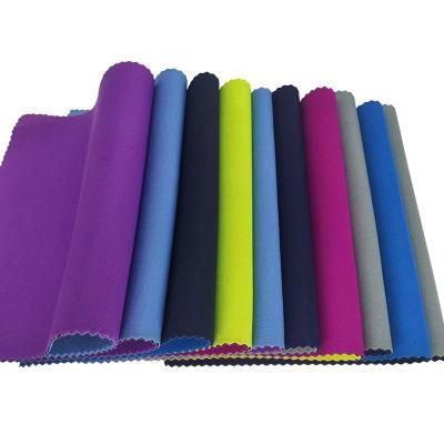 Eco Friendly 1.5mm Cr Neoprene Rubberized Fabric for Swimwear Colorful Stretchable