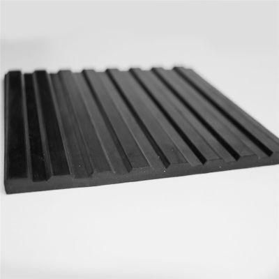 Non-Slip Rubber Flooring Mat Antislip Wide Ribbed Rubber Sheet