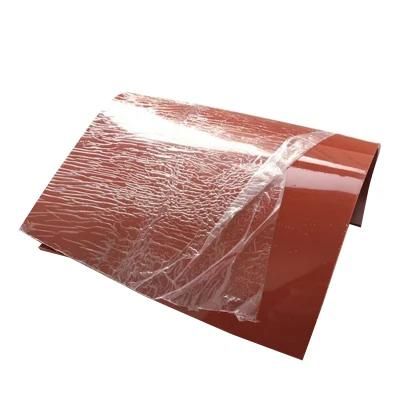 1mm Thickness Red Blue Transparent Color Silicone Rubber Sheet