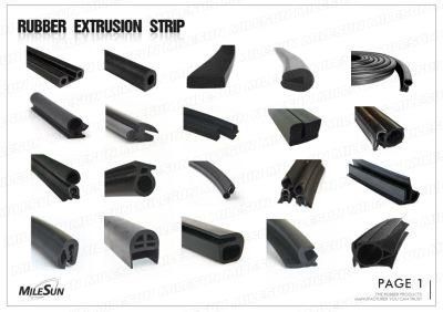 White Gray Black Round Rubber Hose Square Sponge Extruded Sealing Strip