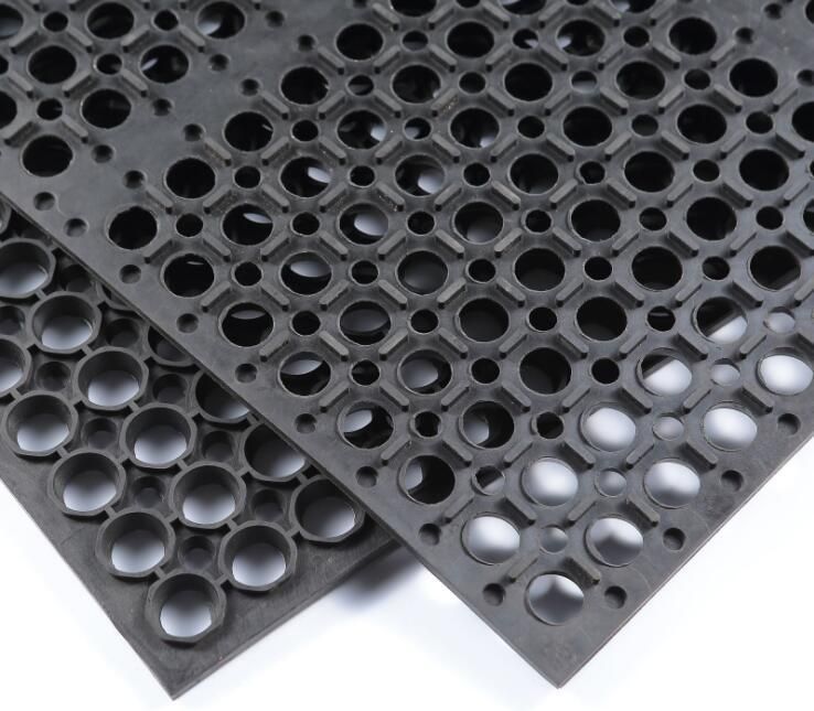Oil Resistant Hotel Kitchen Rubber Floor Mat, Antibacterial Floor Mat