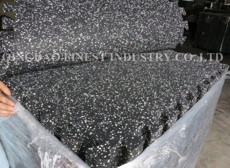 Sound Proofing and Deadening Interlocking Gym Rubber Tile