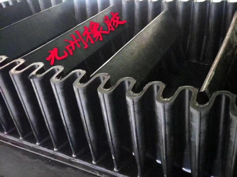 Inclined Corrugated Sidewall Conveyor Belting