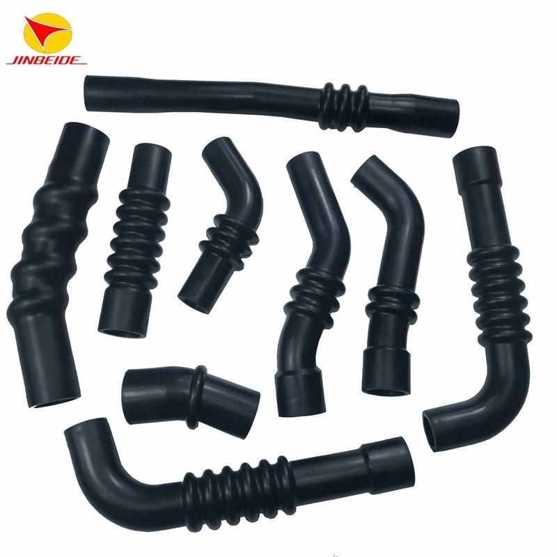 Customized Molded NBR Rubber Preformed Fuel Tank Filler Neck Hose for Automobile