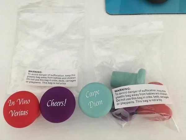 Customized Colorful Silicone Wine Bottle Stopper