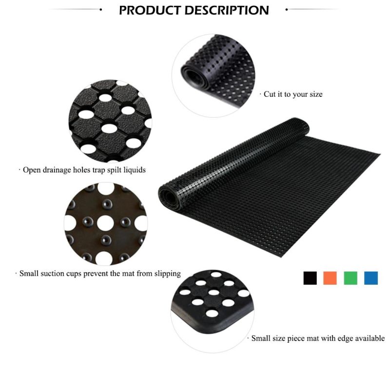 Factory Custom Ute Rubber Anti Slip Mat 1.83*10m