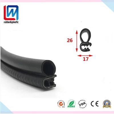 Auto EPDM Sponge and Solid Rubber Profile with Steel Belt