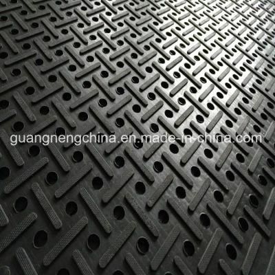 Porous Rubber Scraper Mat Permeable Rubber Entrance Mat