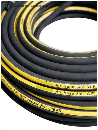 Flexible High Pressure Rubber Air Water Smooth or Wrapped Hose