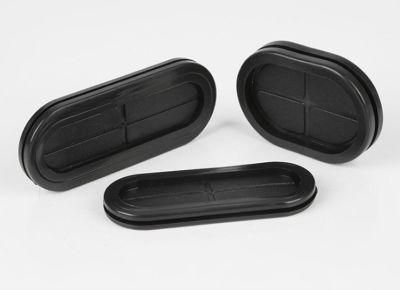 Customized Oval Round Plain Electrical Cable EPDM Rubber Grommet