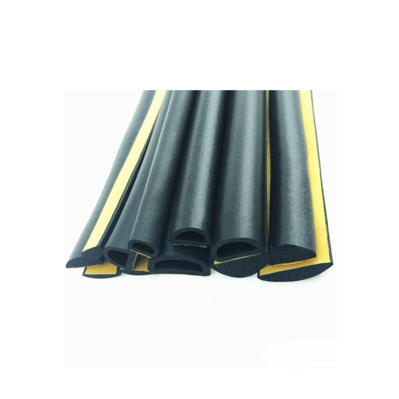 EPDM Semi-Circle Foam Seals with Adhesive Tape