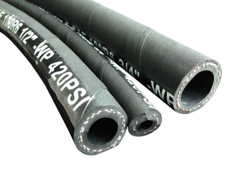Fiber Braided Cloth Surface Flexible Rubber Air Hose