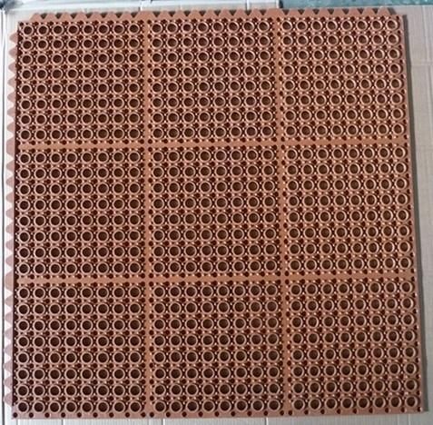 Interlocking Swinming Room Floor Mats, Anti-Abrasive Rubbe Flooring Mat