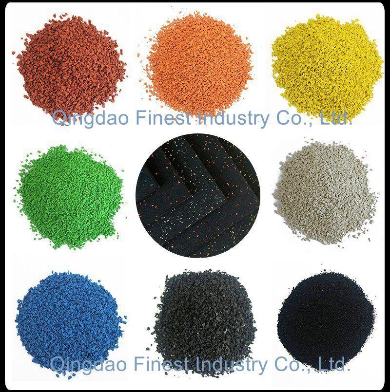 15mm China Factory Crossfit Fitness Playground Gym Rubber Floor/Flooring/Tile/Mat/Matting