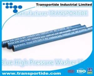 High Pressure Steel Wire Reinforced Car Washing Hose in Black, Gray, Blue Color