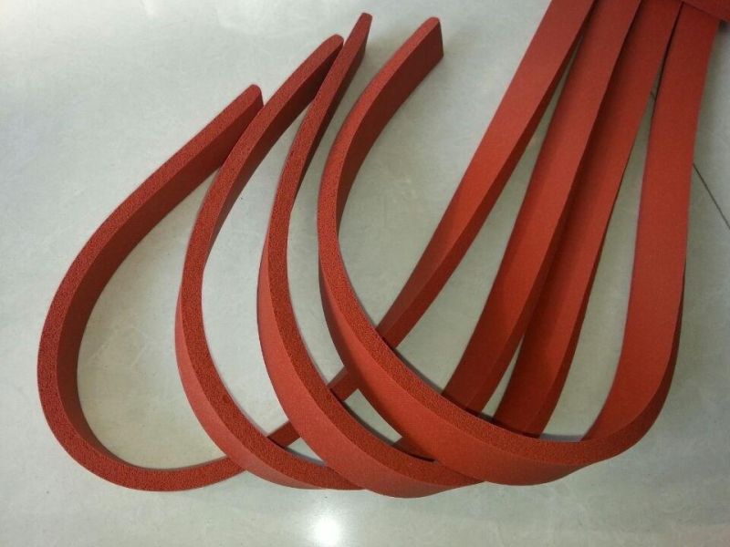 Silicone Sponge Extrusion, Silicone Sponge Profil, Silicone Sponge Cord with Close Cell