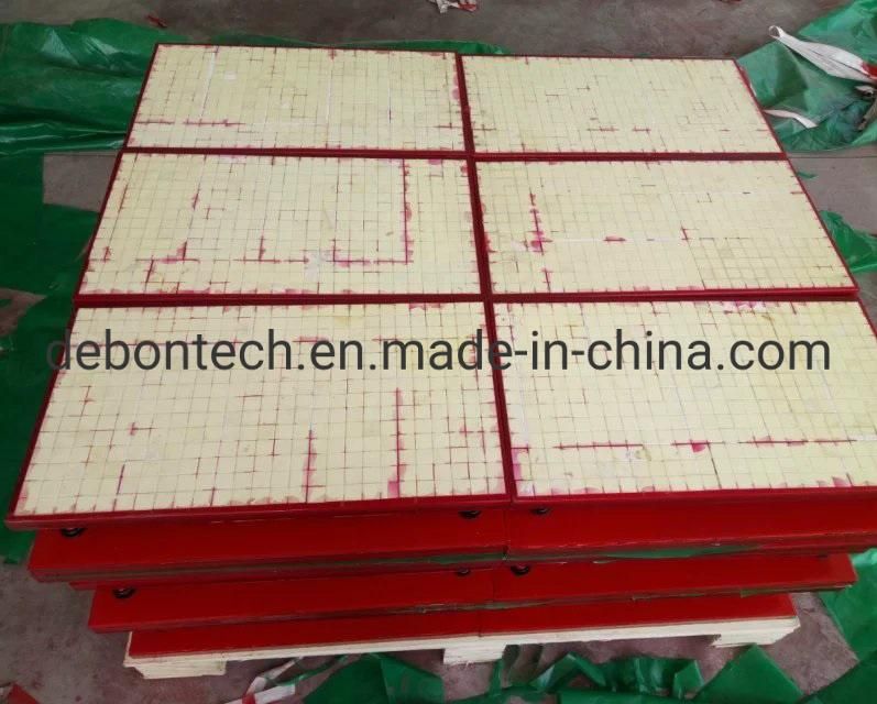 Rubber Embedded Ceramic Polyurethane Wear Liner for Chutes