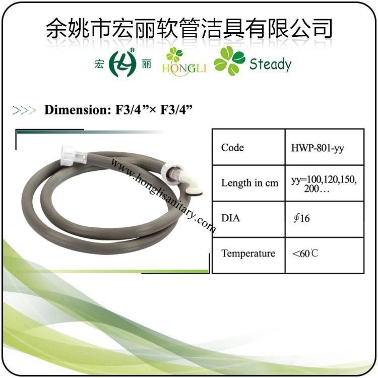 F3/4" Plus F3/4" Gray Color PP Hose