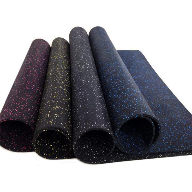 Easy to Install Roll Gym Rubber Flooring