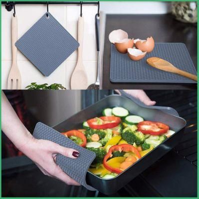 China Factory Customized Silicone Rubber Oven Table Mat for Kitchenware