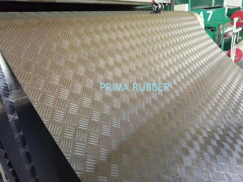 Wide Broad Ribbed Rubber Mat Thickness From 3mm to 12mm China Manufacturer