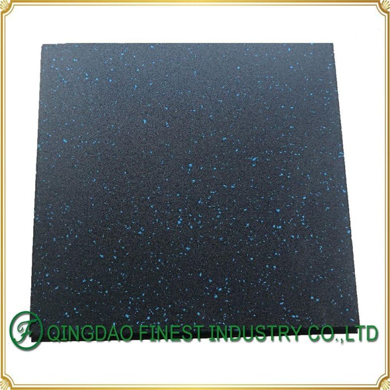 Hot Selling Sound Deadening Acoustic Solid Gym Rubber Flooring Tiles