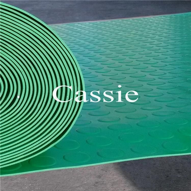 Workshop Colorful Anti Slip Coin Rubber Floor Sheet
