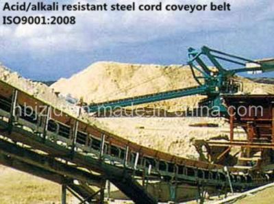 Acid/Alkali Resistant Steel Cord Rubber Conveyor Belt