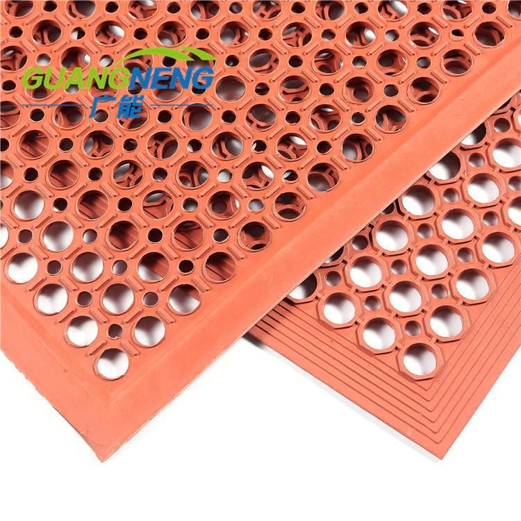 Colorful Anti-Fatigue Indoor Rubber Flooring/Rubber Holes Mat