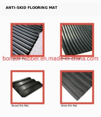 High Quality Anti Slip Rubber Matting Rubber Sheet with Different Patterns