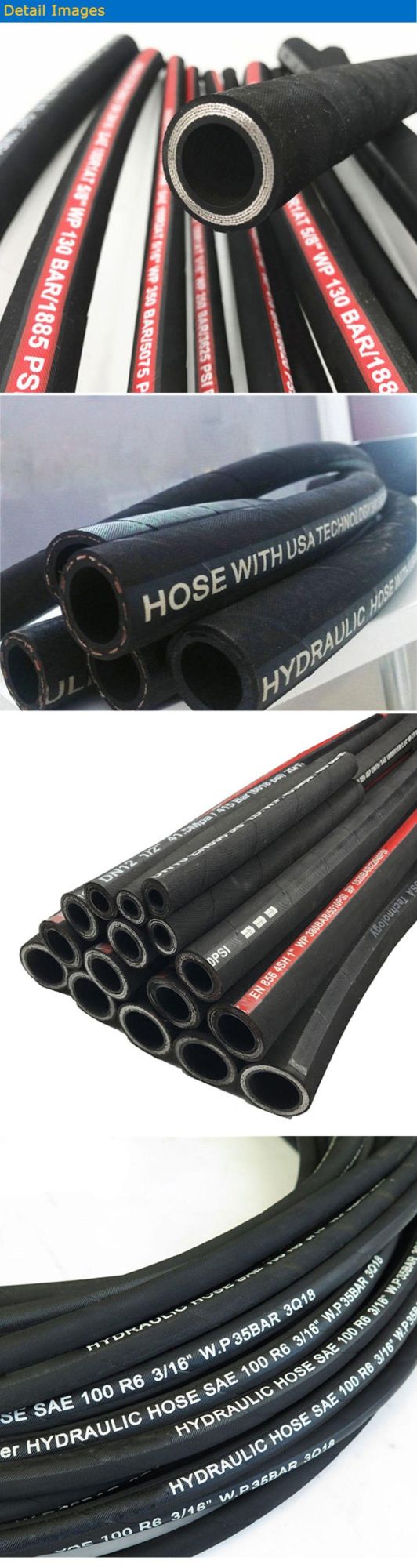 Parker Industrial Hose High Temperature Industrial Vacuum Rubber Hose