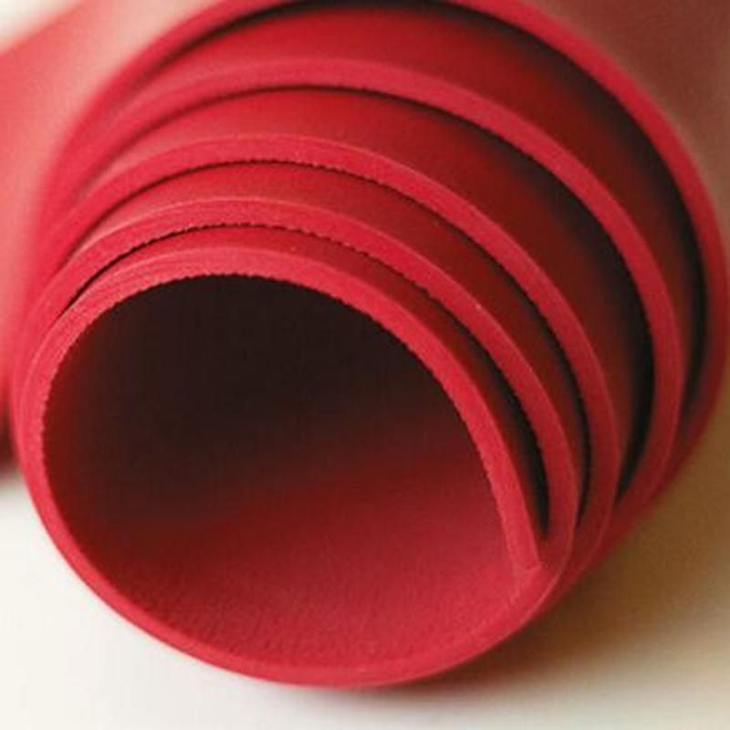 Customized Color Industrial Usage Neoprene Fabric CR Rubber Sheet