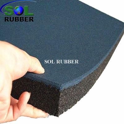 Bright Color Outdoor Playground Rubber Floor Mat Tile