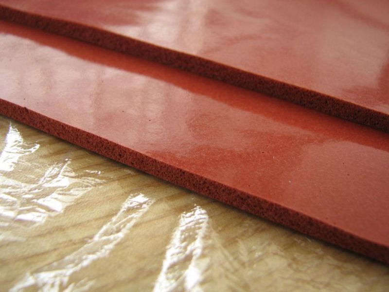 Smooth Surface Silicone Sponge Rubber Sheet, Silicone Foam Rubber Sheet Size 2-8mm X 0.5m X 0.5m (3A1002)