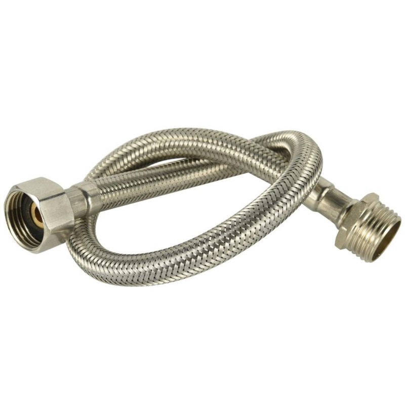 40-200cm Stainless Steel Braided Flexible Hydraulic Water Tube Metal Hose