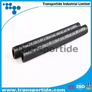 En 853 1sn 2sn SAE 100 R1 R2 Hydraulic Rubber Hose Oil Hose