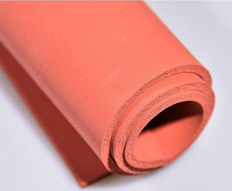 Smooth Silicone Sponge Rubber Sheet, Silicone Foam Rubber Sheet with Dark Red, White, Grey, Black, Beige, Brown, Blue