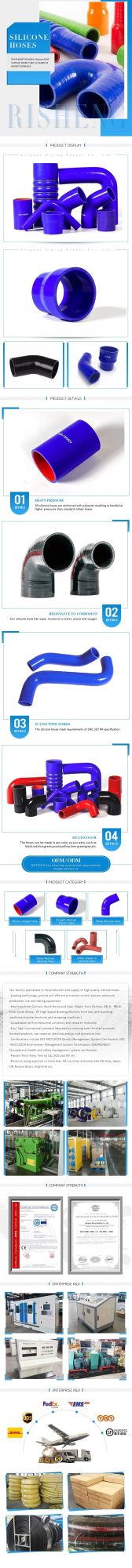 45/90 Degree Elbow Customized High Temperature Silicone Hose
