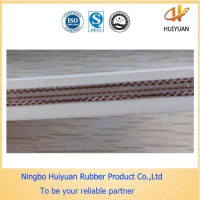 Wihte Rubber Conveyor Belt (not PVC conveyor belt)