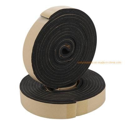 Fire Flame Resistant Thermal Heat Insulation Rubber Plastic Sponge Foam Sealing Strip Self-Adhesive Rubber Seal Tape Strip