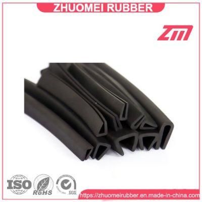 Black Color Extruded U Strip