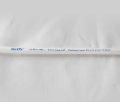 Flexible Silicone Hose for Water/Medicine Delivery with Polyester Reinforcement