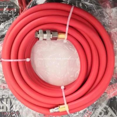 Rubber Air Compressor Hose with Euro Quick Couplings