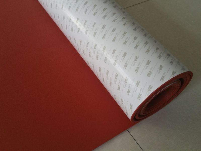 Silicone Sponge Rubber Sheet, Silicone Foam Sheet with 3m Adhesive (3A1002)