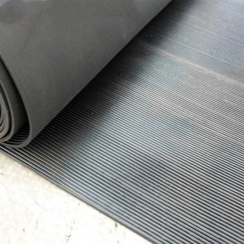 Heavy Duty Anti-Slip NBR EPDM SBR Rubber Sheets Floor Mat