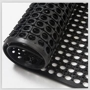 Acid Resistant Anti Slip Workshop Rubber Flooring Mat/Rubber Holes Mat