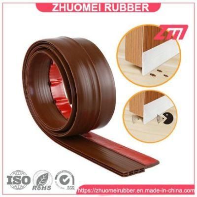 Self-Adhesive Silicone Under Door Weatherstripping Stopper